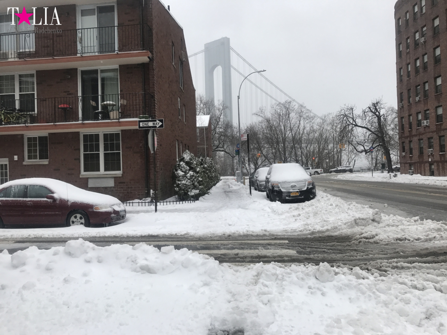 Snow Storm "Stella" on March 14, 2017 in New York